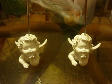 SET 2 CHERUBINI ANGELI angioletti putti PUTTINI cupido angelo bomboniera regalo