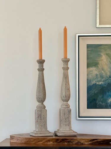 Coppia candelabri colonna - a,