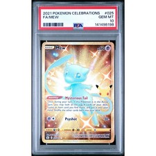 PSA 10 GEM MINT Mew 025/025