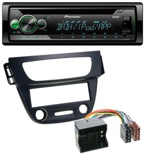 Pioneer USB MP3 DAB AUX CD autoradio per Renault Megane 3 09-14 Quadlock nero