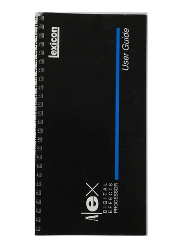 Lexicon alex digital effects - lexicon,