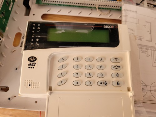 Clavier lcd risco lignes - clavier,