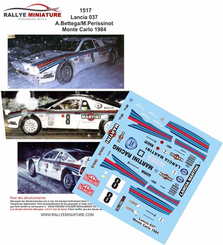 Decals ref 1517 lancia - decals,
