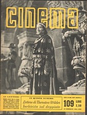 Rivista CINEMA anno 1941 n
