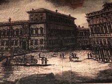 Antica Stampa Veduta Della