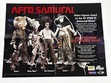 Poster action figure afro samurai manga giapponese Seinen Dōjinshi 2007 DC Comics
