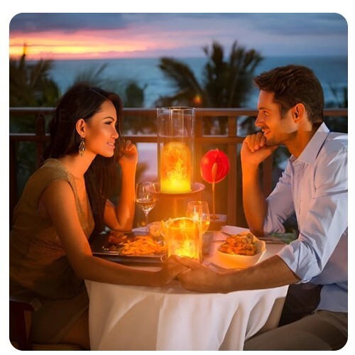 Lampada fiamma led luce - ,