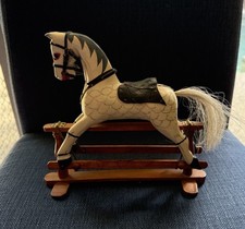 Scultura cavallo dondolo - cavallo,