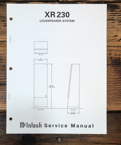 Mcintosh 230 xr230 - xr-230,