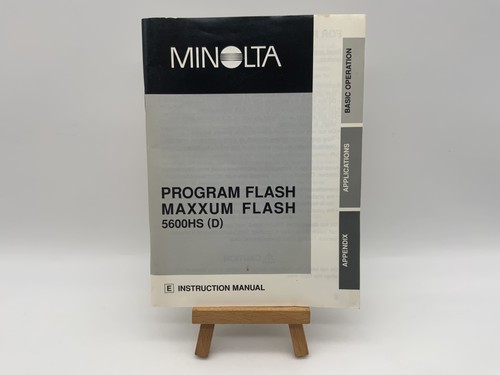 Minolta program flash maxxum - minolta,