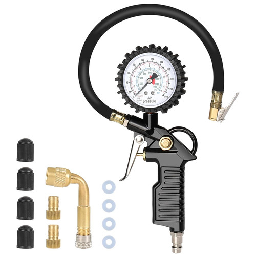 Manometro pressione gomme con - pressione,