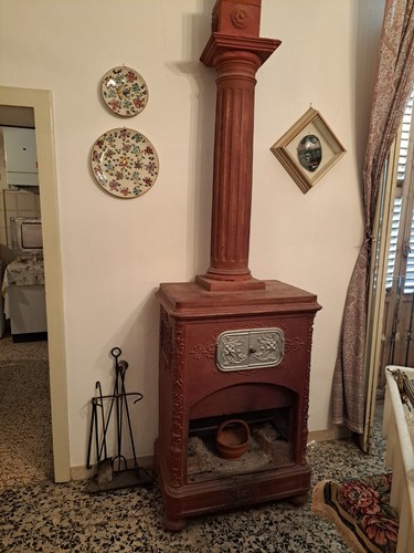 Stufa terracotta anni 30 - anni, '20