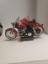 Franklin Harley Davidson 2002 Xmas Duo Glide/Sidecar come nuovo senza scatola 