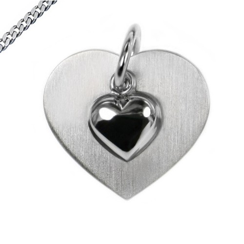 Ciondolo cuore con catena - con,