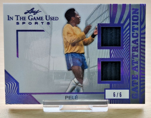 Pele match worn dual patch - dual,