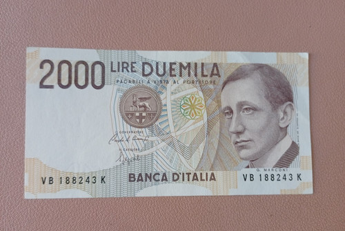 Banconota 2000 lire marconi - lire,