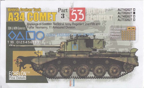 Ech352027 decalcomanie - ech352027, 1:35