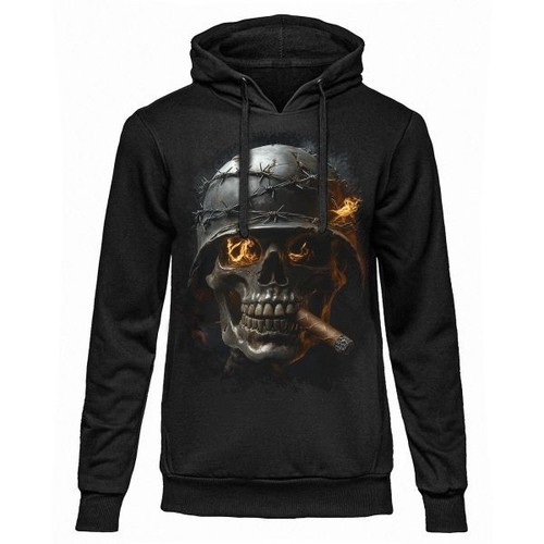 Felpa dark ember teschio elmo - felpa,