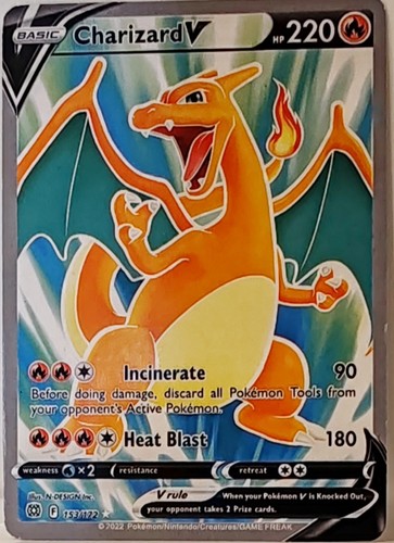 Carta pokemon charizard - charizard, v