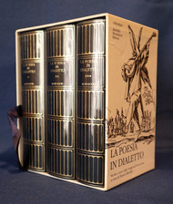 La poesia in dialetto. Storia e testi. 3 volumi "I Meridiani" 1999 Cofanetto