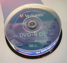 6x DVD+R VERBATIM  DL DUAL LAYER 8,5GB COMPATIBILI XBOX 360