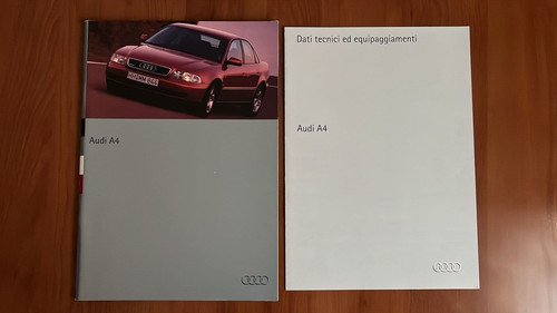 Book depliant brochure audi - book, a4