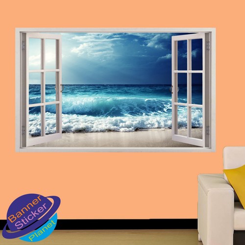 Adesivo parete mare sabbia - mare,