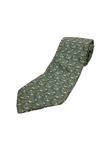 Cravatta hermes seta verde - cravatta,