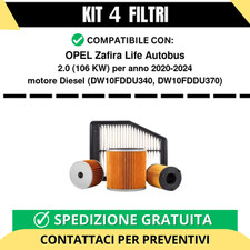 Kit 4 Filtri Tagliando per