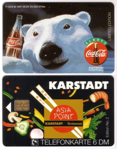 6dm coca cola karstadt - 6dm, 09/94