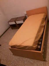  Rete a Doghe con Materasso Singolo 80x190cm e...