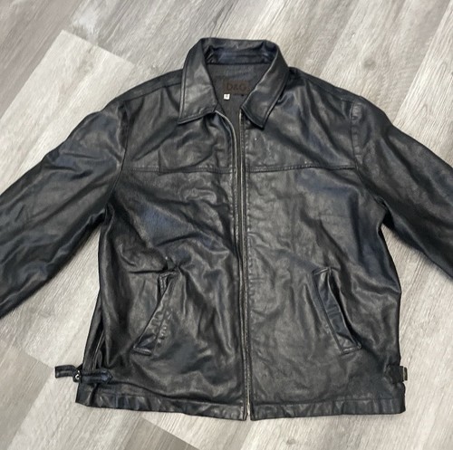 Giacca pelle nera uomo - dolce, &