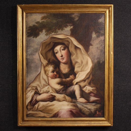 Antica madonna col bambino - antica,