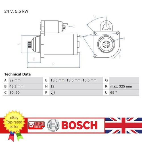 Motorino avviamento bosch - motorino, di