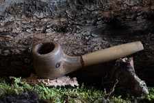 Pipa Fatta a mano, Fornetto in legno di pero, cannello in erica