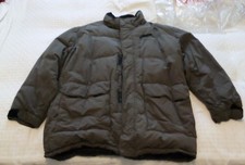 Giacca a vento lunga uomo OUTRAGE, taglia XL, grigia. Gancio da sostituire.