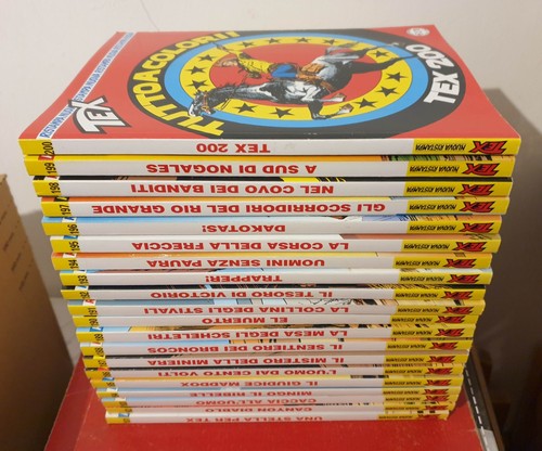 Tex nuova ristampa lotto 20 - tex,