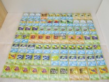 Lotto di 77 carte Pokemon 1997