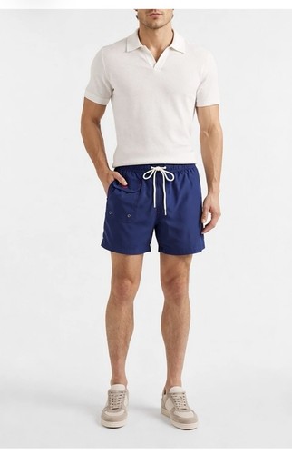 Short bain homme bleu - de,