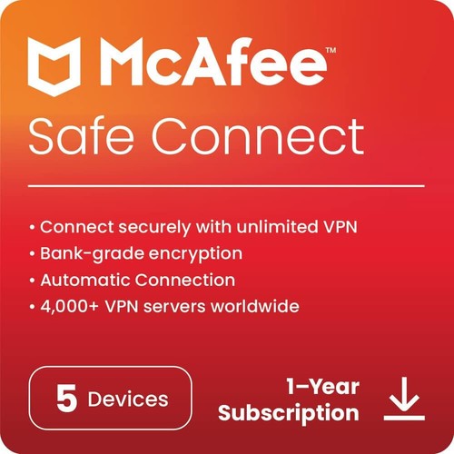 Mcafee safe connect - mcafee, unlimited