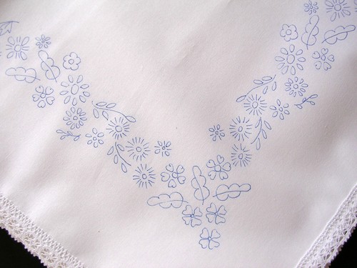 Tovaglia ricamare cotone - tovaglia,