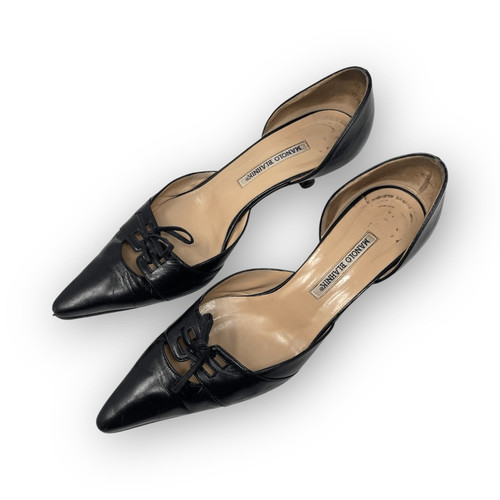 Manolo blahnik retrò nero - blahnik,