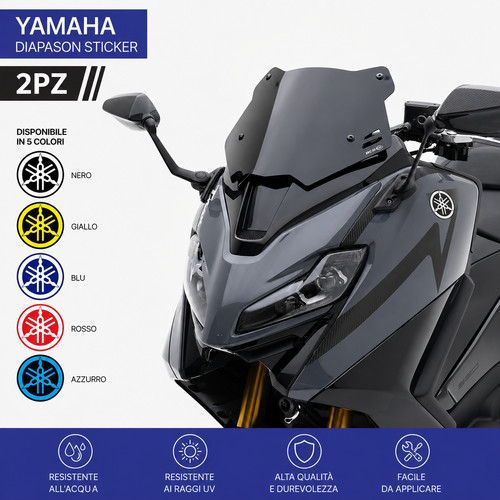 Adesivi logo diapason yamaha - diapason,