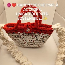 borsa uncinetto fatta a mano