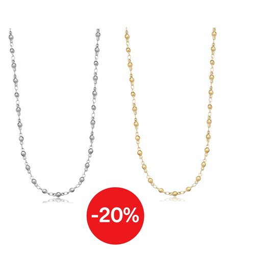 Collana lunga acciaio - lunga,