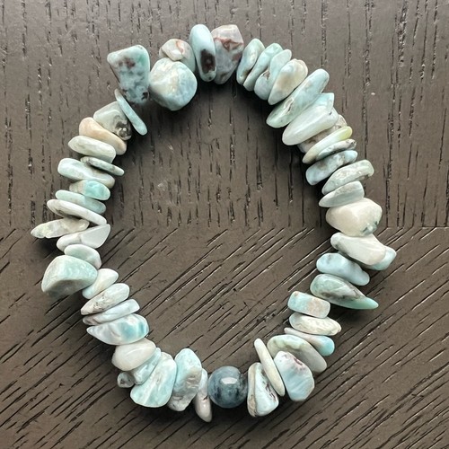 Bracciale larimar con - bracciale, chip