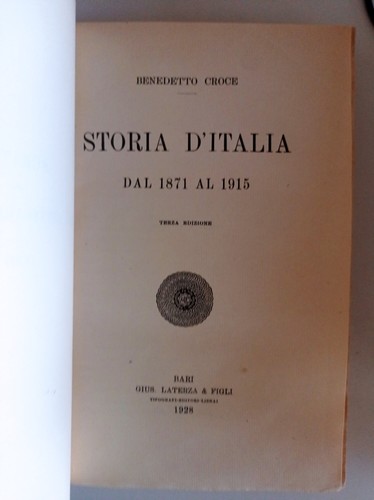 Storia italia dal 1871 - dal, al
