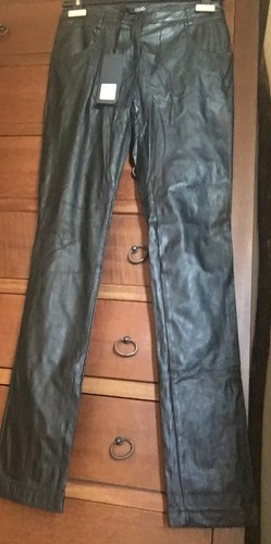 Pantalone nero ecopelle - ecopelle, jo