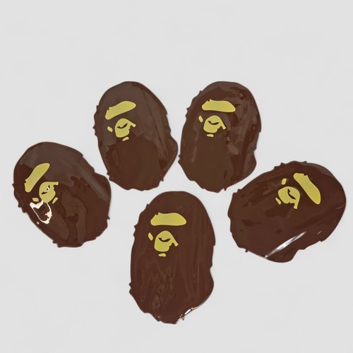 Bathing ape pvc pouch - bathing,