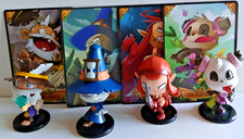 Krosmaster Junior Lotto 4 miniature con carte